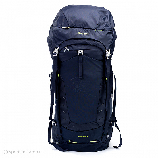 Рюкзак Bergans Trollhetta 95 MidnightBlue/Lime - Фото 5 большая