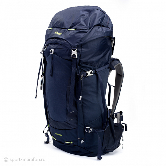 Рюкзак Bergans Trollhetta 95 MidnightBlue/Lime - Фото 6 большая