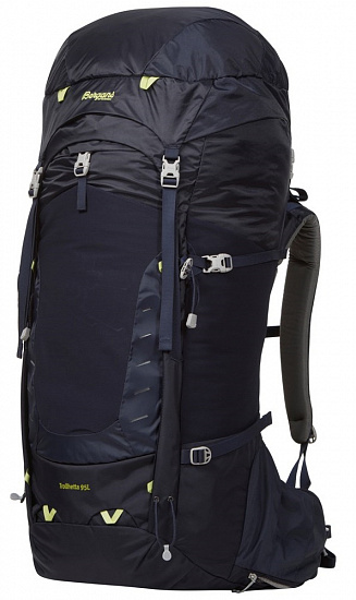 Рюкзак Bergans Trollhetta 95 MidnightBlue/Lime - Фото 1 большая
