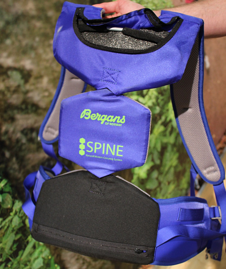 Рюкзак Bergans Trollhetta 95 MidnightBlue/Lime - Фото 3 большая