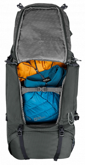 Рюкзак Jack Wolfskin Denali 75+10 Slate Green - Фото 5 большая