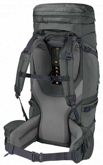 Рюкзак Jack Wolfskin Denali 75+10 Slate Green - Фото 8 большая