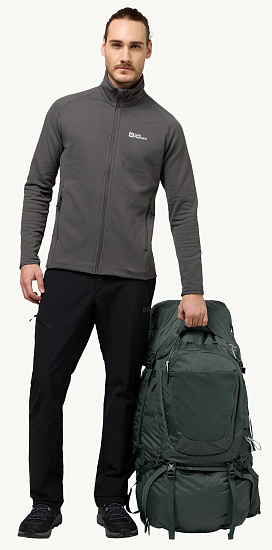 Рюкзак Jack Wolfskin Denali 75+10 Slate Green - Фото 11 большая