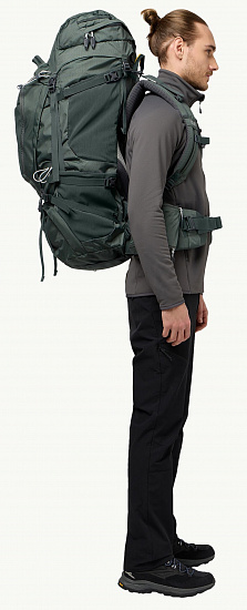 Рюкзак Jack Wolfskin Denali 75+10 Slate Green - Фото 13 большая