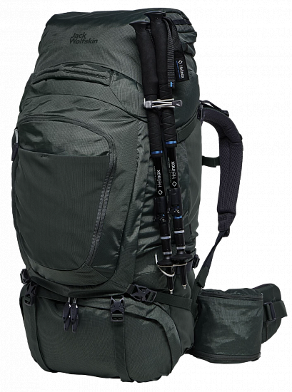 Рюкзак Jack Wolfskin Denali 75+10 Slate Green - Фото 15 большая