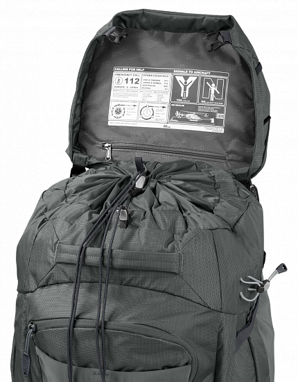 Рюкзак женский Jack Wolfskin Denali 65+10 Slate Green - Фото 6 большая