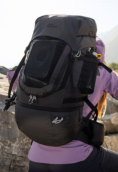 Рюкзак женский Jack Wolfskin Highland Trail 50+5 Phantom - Фото 3 большая