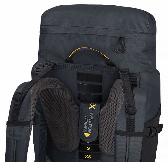 Рюкзак женский Jack Wolfskin Highland Trail 50+5 Phantom - Фото 5 большая