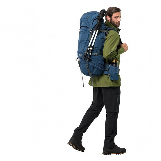 Рюкзак Jack Wolfskin Highland Trail Xt 50 Poseidon Blue - Фото 2 большая