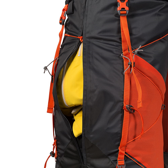 Рюкзак Bergans Helium 55 Solid Charcoal/Waxed Yellow - Фото 6 большая