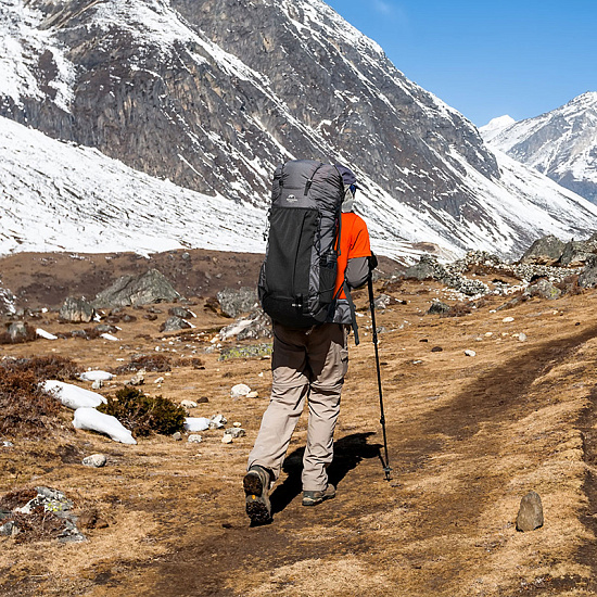 Рюкзак Naturehike Rock 60+5 Dyneema Black - Фото 7 большая