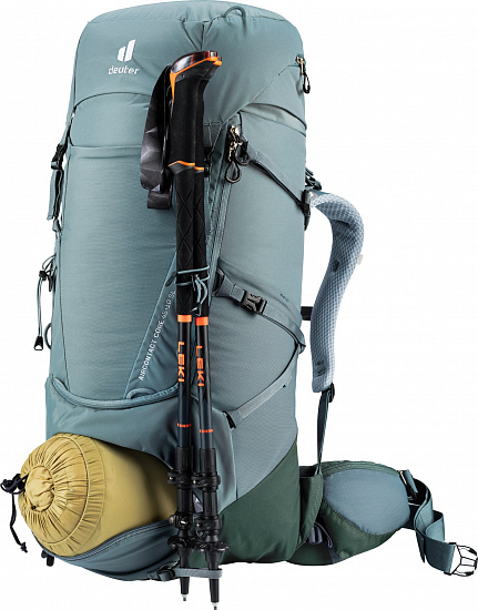 Рюкзак женский Deuter Aircontact Core 45+10 SL Shale/Ivy - Фото 7 большая