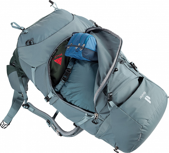 Рюкзак женский Deuter Aircontact Core 45+10 SL Shale/Ivy - Фото 10 большая