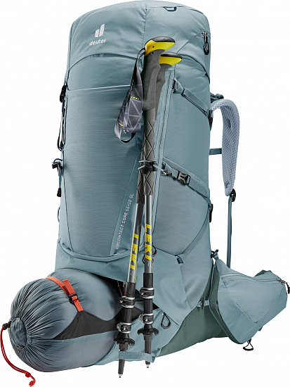 Рюкзак женский Deuter Aircontact Core 55+10 SL Shale/Ivy - Фото 7 большая