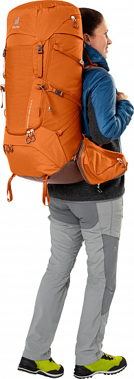 Рюкзак женский Deuter Aircontact Core 55+10 SL Chestnut/Umbra - Фото 12 большая