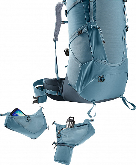 Рюкзак Deuter Aircontact Core 60+10 Atlantic/Ink - Фото 9 большая