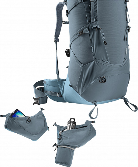 Рюкзак Deuter Aircontact Core 60+10 Graphite/Shale - Фото 9 большая