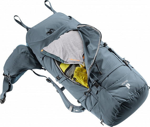Рюкзак Deuter Aircontact Core 60+10 Graphite/Shale - Фото 10 большая