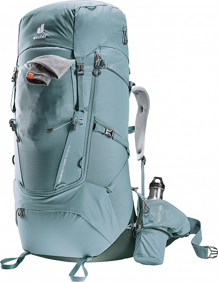 Рюкзак женский Deuter Aircontact Core 65+10 SL Shale/Ivy - Фото 8 большая