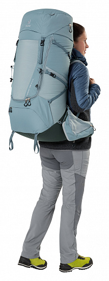Рюкзак женский Deuter Aircontact Core 65+10 SL Shale/Ivy - Фото 12 большая