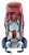 Рюкзак женский Deuter Aircontact X 80+15 SL Redwood/Ink - Фото 2 малая