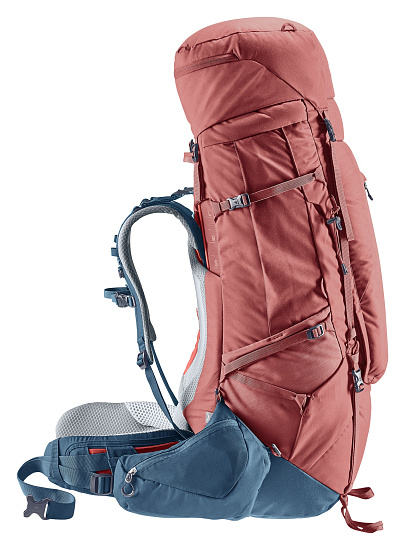 Рюкзак женский Deuter Aircontact X 80+15 SL Redwood/Ink - Фото 3 большая