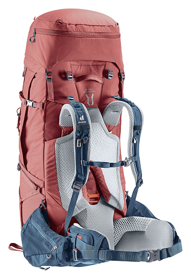 Рюкзак женский Deuter Aircontact X 80+15 SL Redwood/Ink - Фото 4 большая