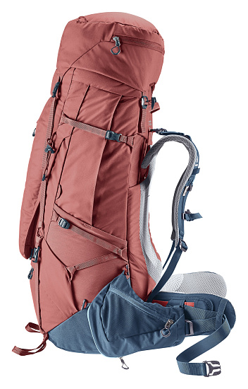Рюкзак женский Deuter Aircontact X 80+15 SL Redwood/Ink - Фото 5 большая