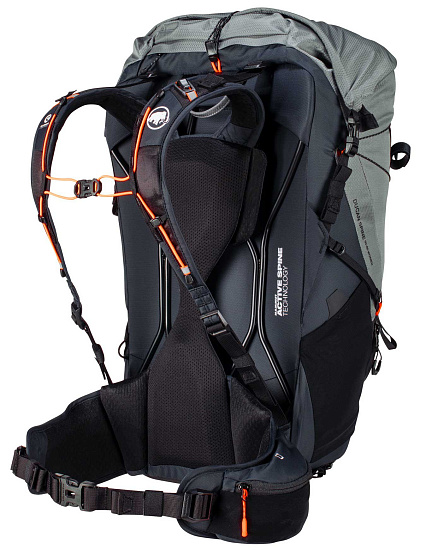 Рюкзак женский Mammut Ducan Spine 50-60L Granit/Black - Фото 2 большая