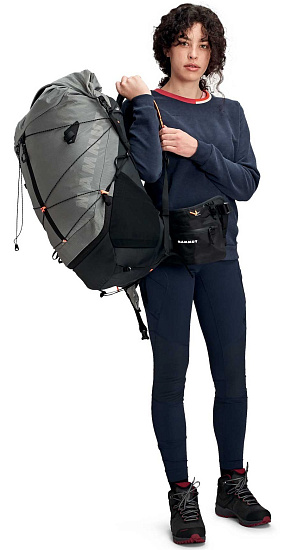 Рюкзак женский Mammut Ducan Spine 50-60L Granit/Black - Фото 9 большая