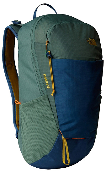 Рюкзак The North Face Basin 18 Duck Green/Shady Blue - Фото 1 большая