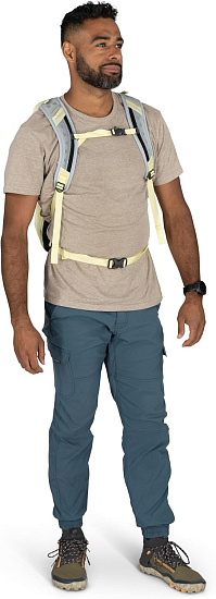 Рюкзак Osprey Hikelite 18 Stardust Yellow/Gray Wolf - Фото 6 большая