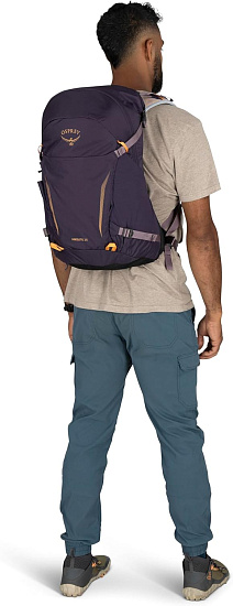 Рюкзак Osprey Hikelite 26 Purple Ink/Purple Dusk/Cheddar Orange - Фото 7 большая