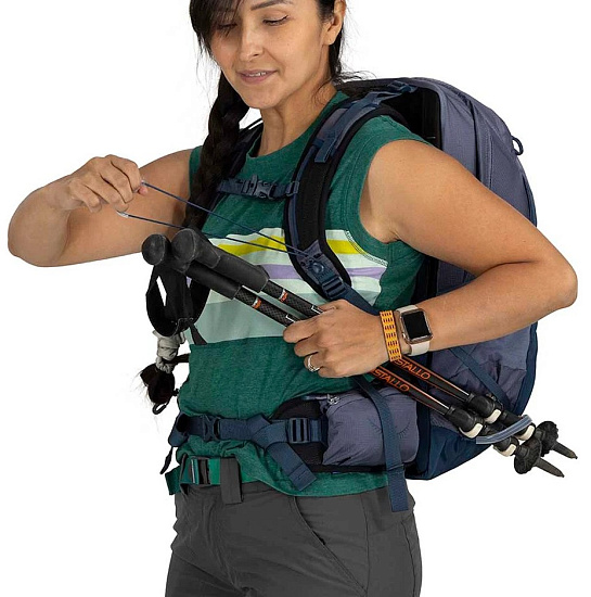 Рюкзак женский Osprey Tempest 22 Anchor Blue/Atlas - Фото 4 большая
