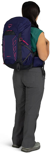 Рюкзак женский Osprey Tempest 26 Deep Fig/Hotspot Pink - Фото 6 большая
