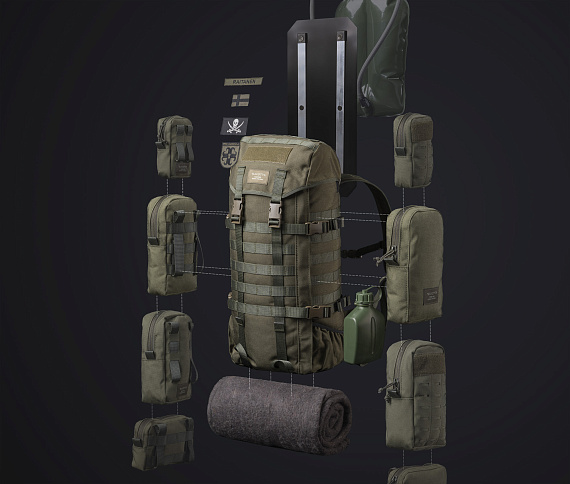 Рюкзак Savotta Jaakari M Green - Фото 14 большая