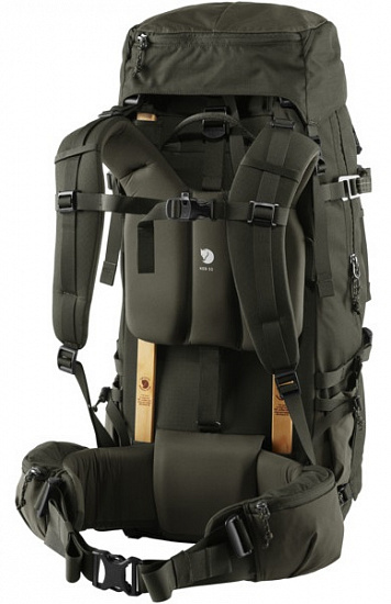Рюкзак Fjallraven Keb 52 Olive-Deep Forest - Фото 2 большая