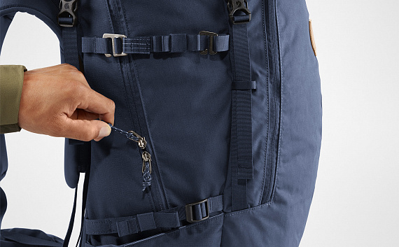 Рюкзак Fjallraven Keb 52 Storm-Dark Navy - Фото 7 большая