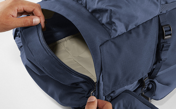 Рюкзак Fjallraven Keb 52 Storm-Dark Navy - Фото 8 большая