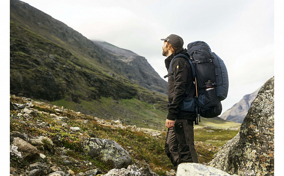 Рюкзак Fjallraven Keb 72 Storm-Dark Navy - Фото 10 большая