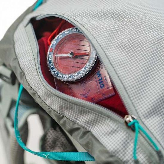 Рюкзак женский Osprey Lumina 60 Cyan Silver - Фото 9 большая