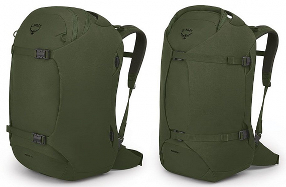 Рюкзак Osprey Porter 65 Haybale Green - Фото 4 большая