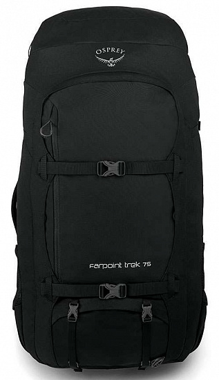 Рюкзак Osprey Farpoint Trek 75 Black - Фото 4 большая