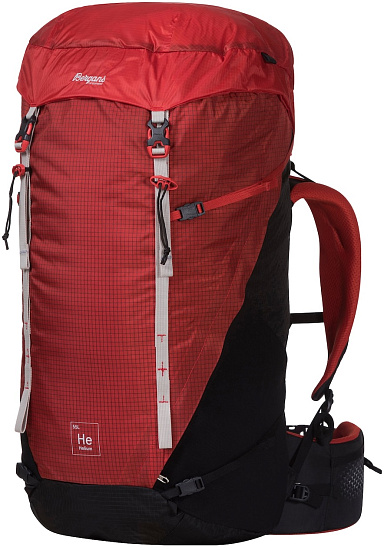 Рюкзак Bergans Helium V5 55 Red Sand/Black/Aluminium - Фото 1 большая