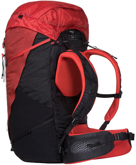 Рюкзак Bergans Helium V5 55 Red Sand/Black/Aluminium - Фото 3 большая
