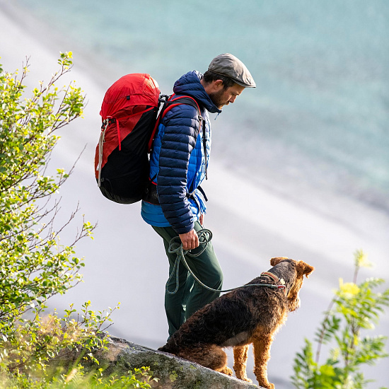 Рюкзак Bergans Helium V5 55 Red Sand/Black/Aluminium - Фото 10 большая