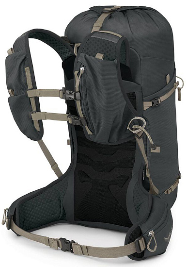 Рюкзак женский Osprey Tempest Velocity 30 Dark Charcoal/Chiru Tan - Фото 2 большая