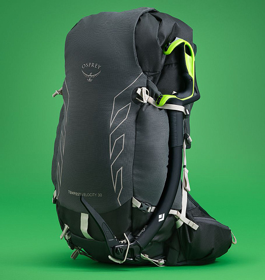 Рюкзак женский Osprey Tempest Velocity 30 Dark Charcoal/Chiru Tan - Фото 8 большая