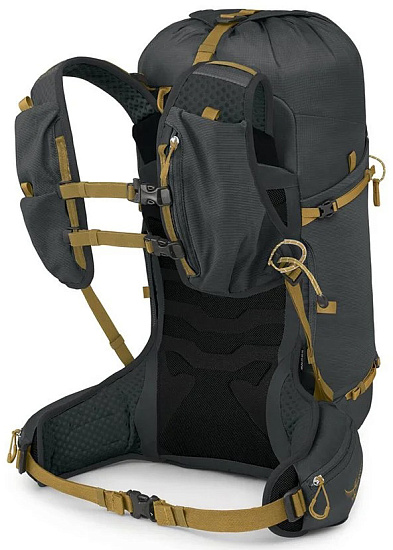 Рюкзак Osprey Talon Velocity 30 Dark Charcoal/Tumbleweed Yellow - Фото 2 большая