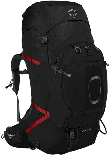 Рюкзак Osprey Aether Plus 100 Black - Фото 1 большая